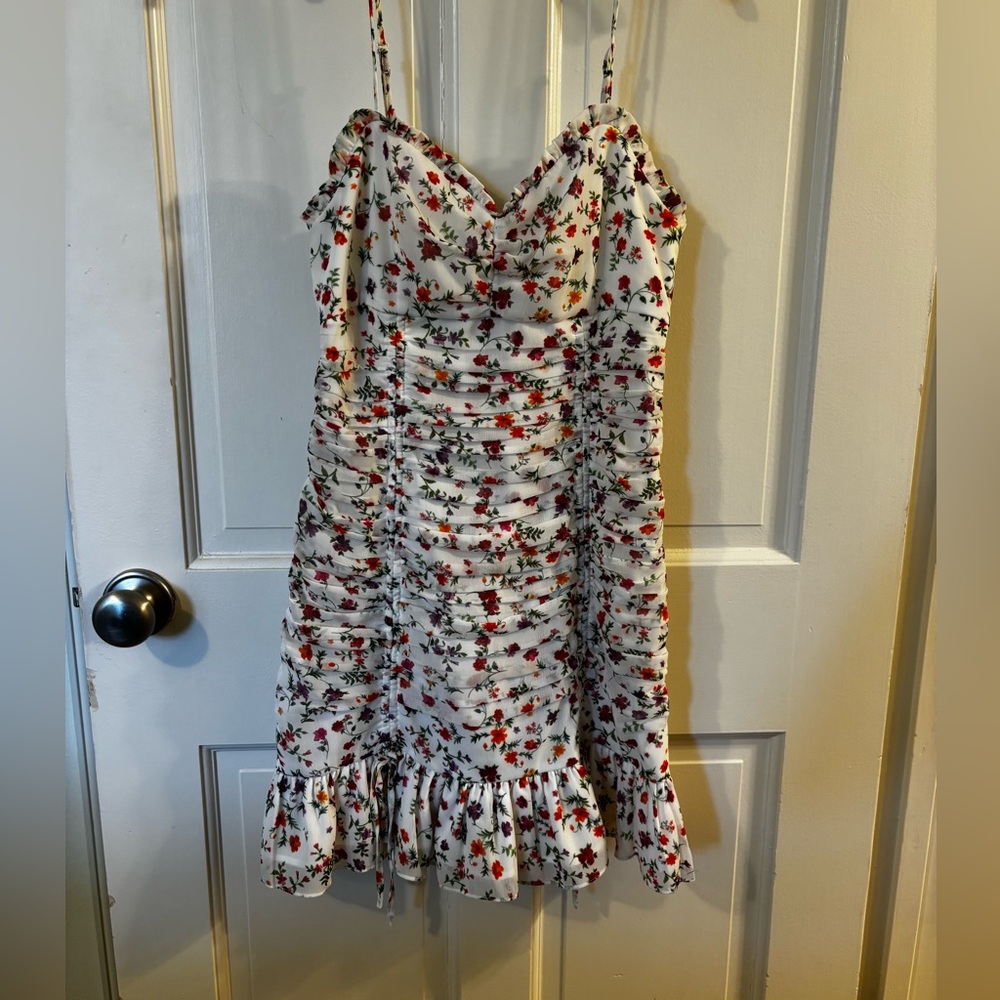 Floral mini dress